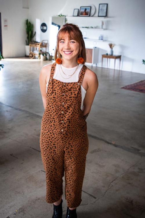 KatyContent Woman standing in studio
